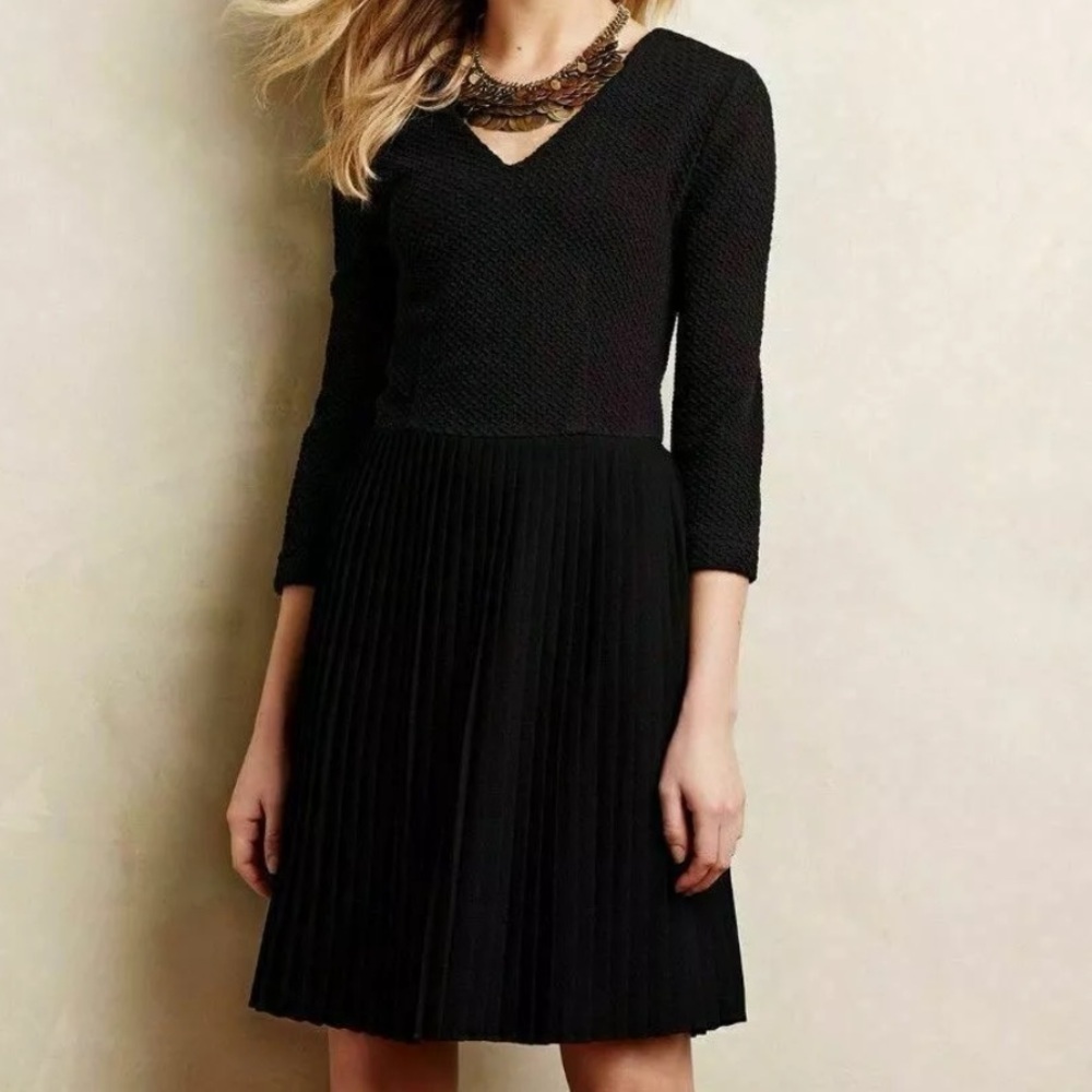 Fannie for Anthropologie Black Dress